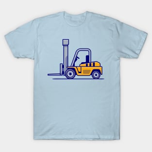 Tractor Vehicle Cartoon Illustration T-Shirt